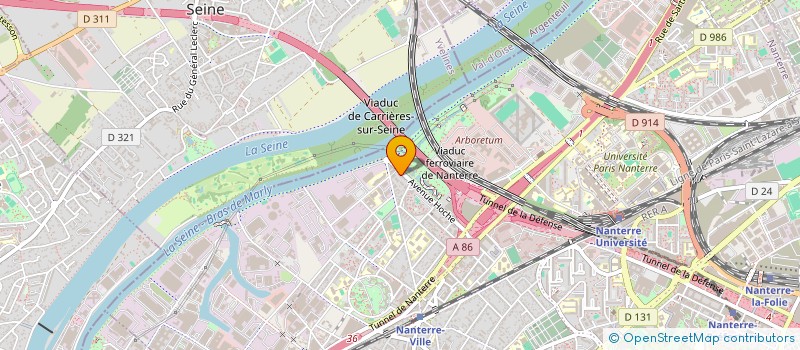 localisation de l'entreprise FERANET à NANTERRE