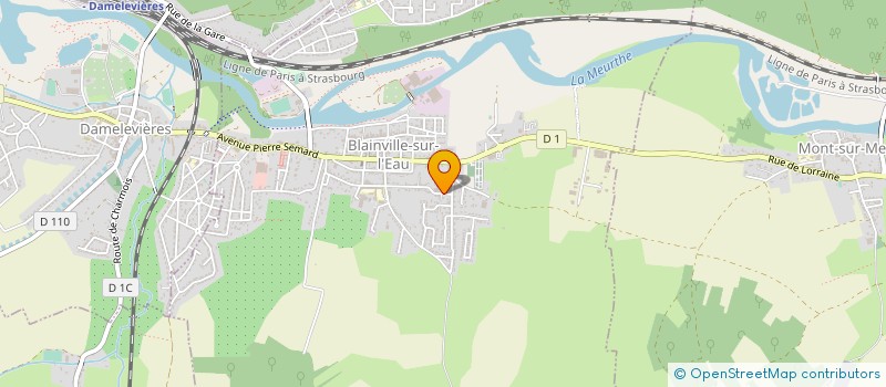 localisation de l'entreprise FERANIEL à BLAINVILLE-SUR-L'EAU