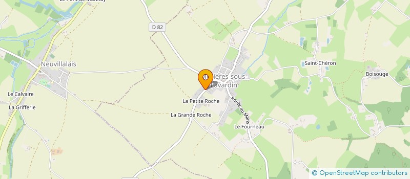 localisation de l'entreprise FERARD à BERNAY-NEUVY-EN-CHAMPAGNE