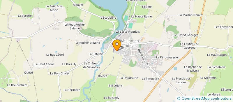 localisation de l'entreprise FERARD FRERES à CHATILLON-EN-VENDELAIS