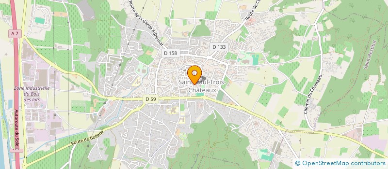 localisation de l'entreprise FERAUD-BROUARD-FONTAINE-DIEVAL  SAINT-PAUL-TROIS-CHATEAUX