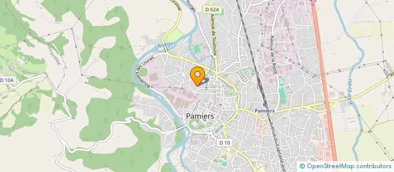 localisation de l'entreprise FERBASTEEL à PAMIERS