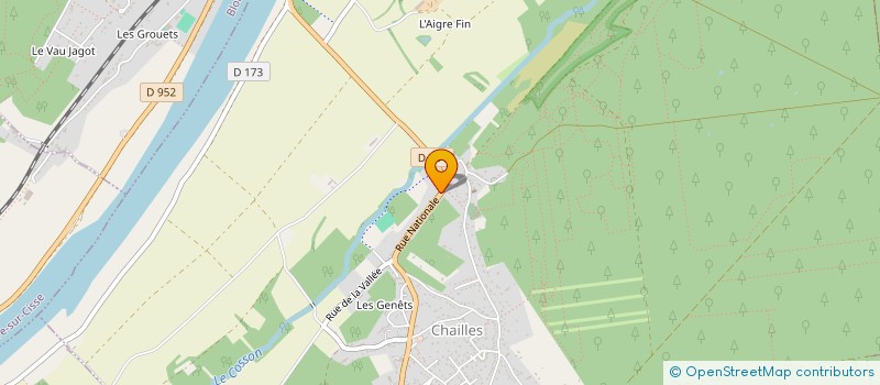 localisation de l'entreprise FERBAT à CHAILLES