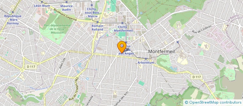 localisation de l'entreprise FERBAT à MONTFERMEIL