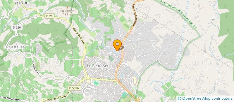 localisation de l'entreprise FERBAUTO  LE BEAUSSET