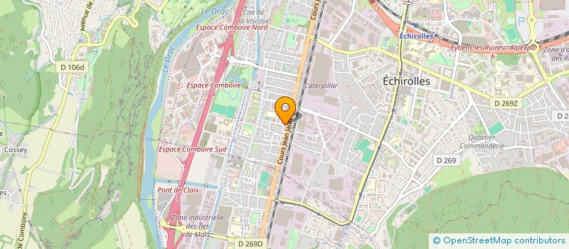 localisation de l'entreprise FERBER  ECHIROLLES