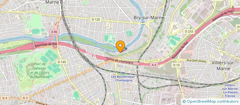 localisation de l'entreprise FERBER INVEST  BRY-SUR-MARNE