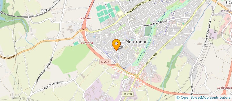localisation de l'entreprise FERBO à PLOUFRAGAN