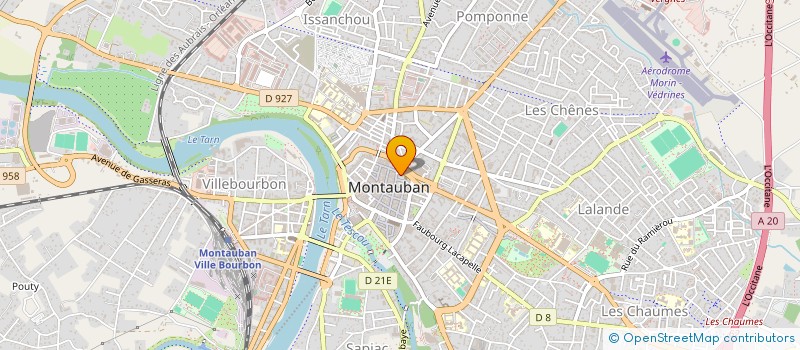 localisation de l'entreprise FERCAS  MONTAUBAN