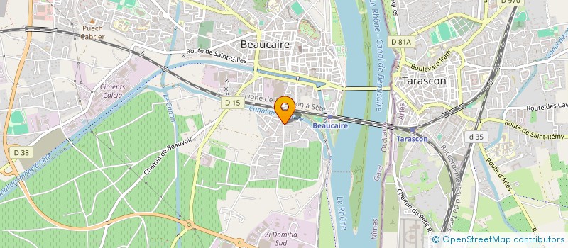 localisation de l'entreprise FERCHAB  BEAUCAIRE