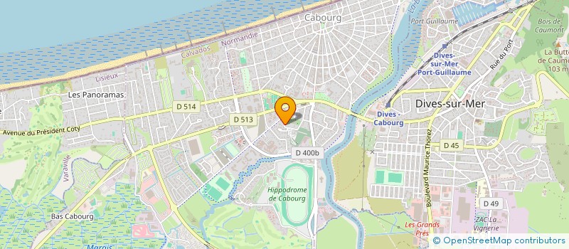 localisation de l'entreprise FERCHADYCAL  CABOURG