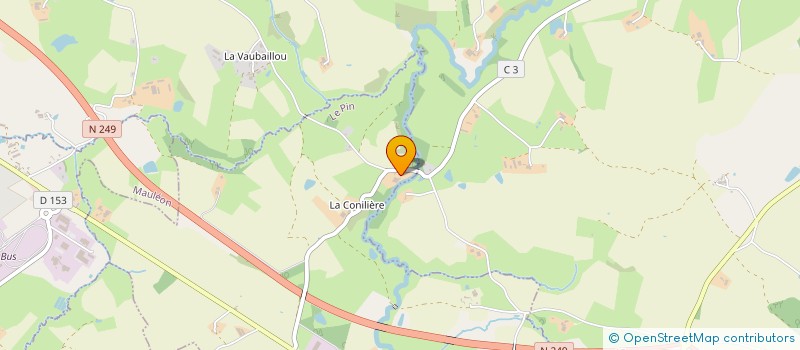 localisation de l'entreprise FERCHAUD à LE PIN