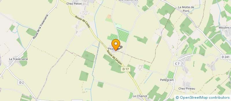 localisation de l'entreprise FERCHAUD GUY ET HENRIETTE  GREZAC