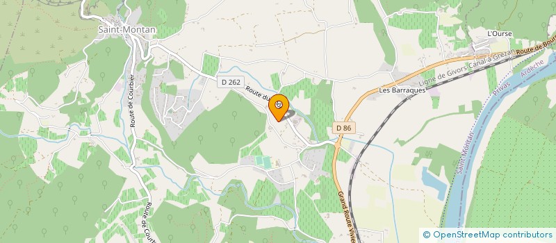 localisation de l'entreprise FERCO à SAINT-MONTAN