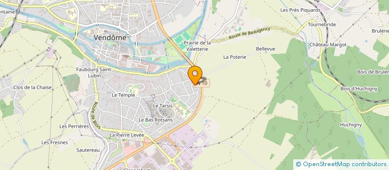 localisation de l'entreprise FERDA META à VENDOME