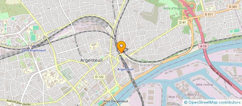 localisation de l'entreprise FERDAOS  ARGENTEUIL