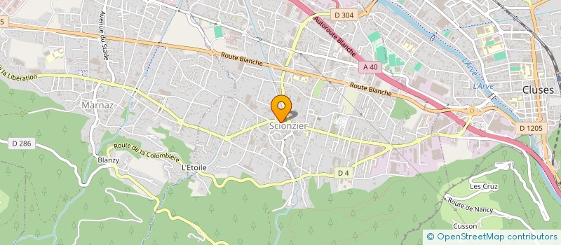 localisation de l'entreprise FERDAX SA à SCIONZIER