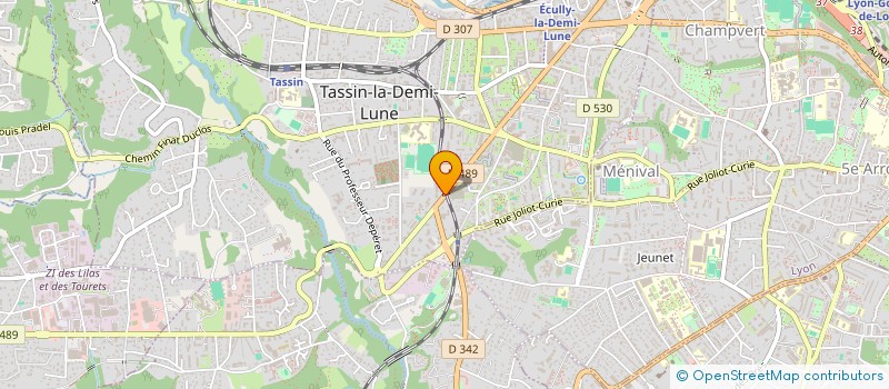 localisation de l'entreprise FERDETEC à TASSIN-LA-DEMI-LUNE