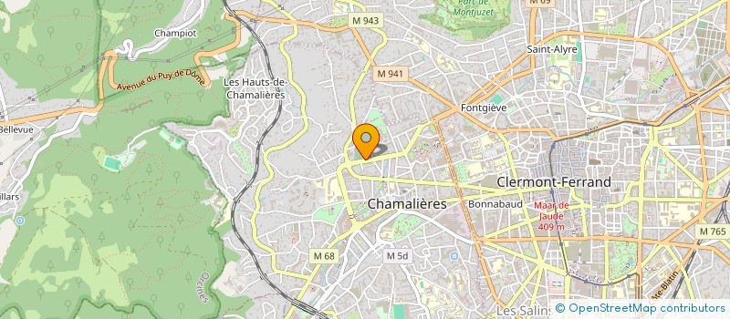 localisation de l'entreprise FERDI & CO  CHAMALIERES