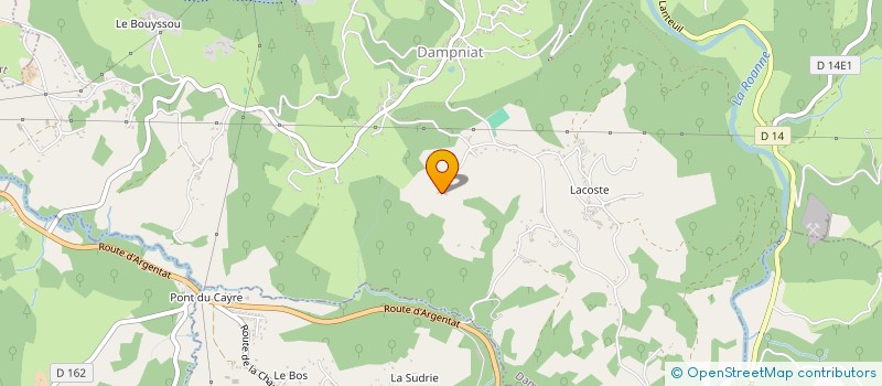 localisation de l'entreprise FERDINAND ET FILS à DAMPNIAT