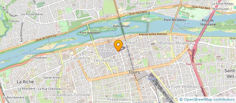 localisation de l'entreprise FERDINAND HOTELS SAS  TOURS