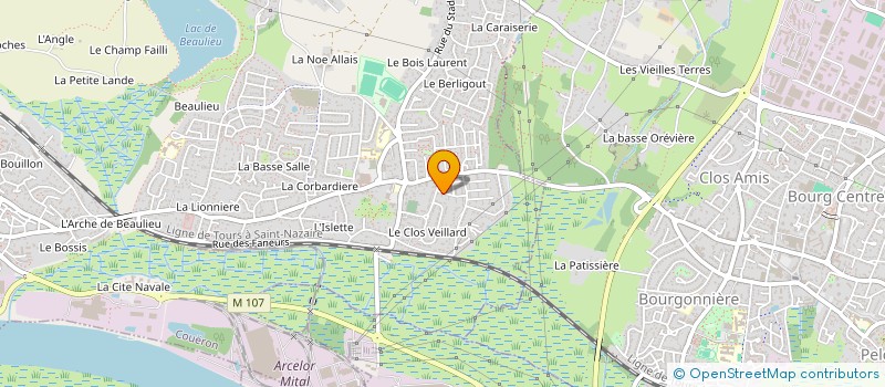 localisation de l'entreprise FERDINANTES à COUERON