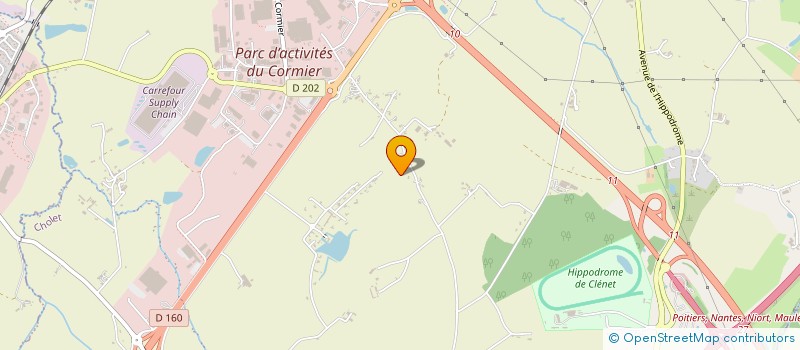 localisation de l'entreprise FERDIS à CHOLET