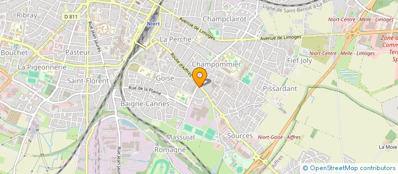 localisation de l'entreprise FERDOSTEO à NIORT