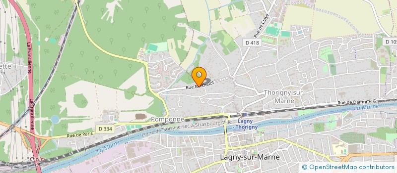 localisation de l'entreprise FERDRIN SC  POMPONNE