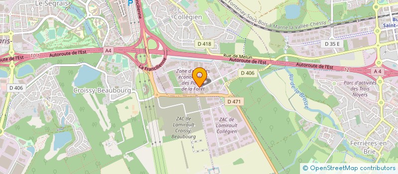 localisation de l'entreprise FERE à COLLEGIEN