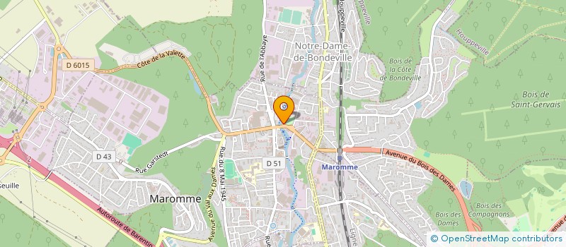 localisation de l'entreprise FERE IMPRIMEUR BROCHEUR  MAROMME