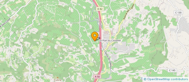 localisation de l'entreprise FEREC JOUVE à LA CADIERE-D'AZUR