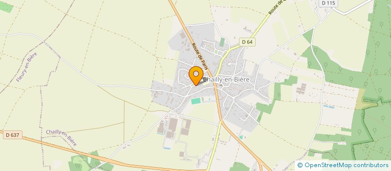 localisation de l'entreprise FEREOELEC  CHAILLY-EN-BIERE