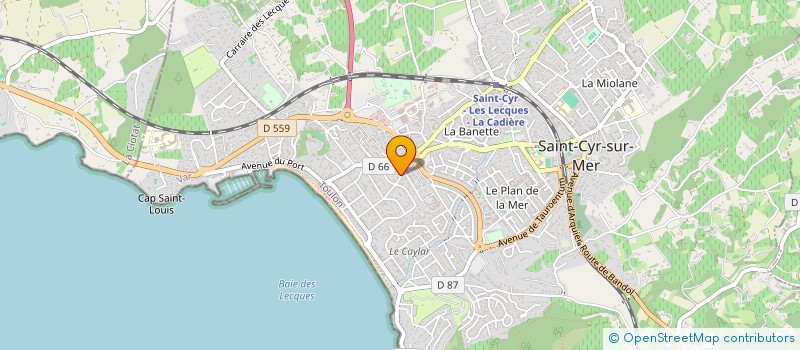 localisation de l'entreprise FEREST LES VIGNES à SAINT-CYR-SUR-MER