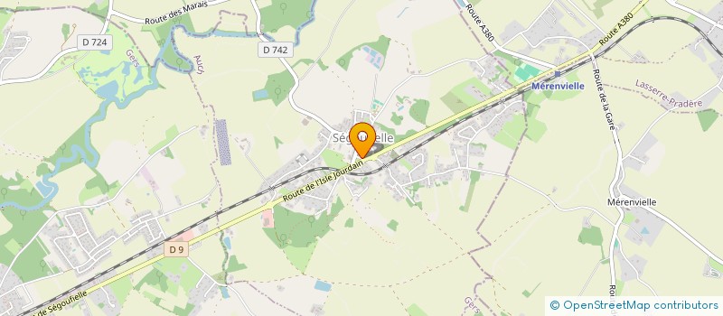 localisation de l'entreprise FERET GROUPE  SEGOUFIELLE