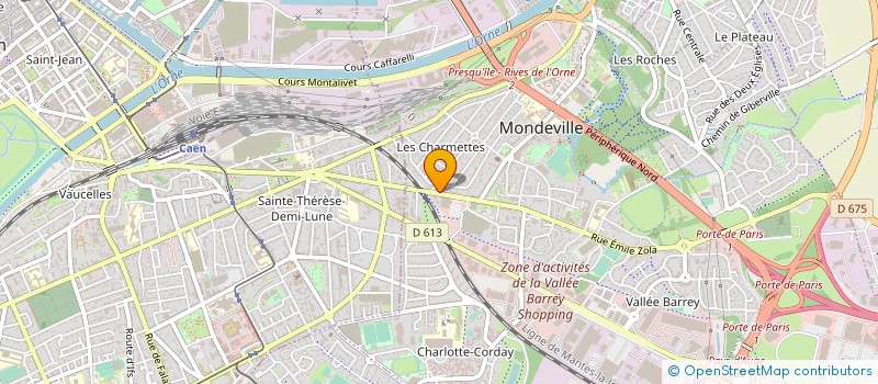 localisation de l'entreprise FEREY FROID ET CHAUD à MONDEVILLE