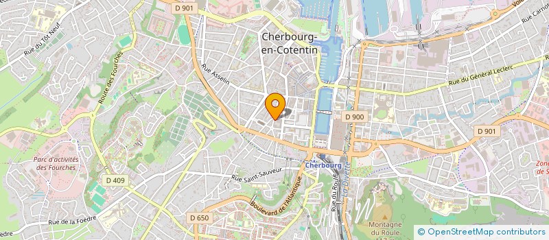 localisation de l'entreprise FEREY ROSETTE AVOCAT  CHERBOURG-EN-COTENTIN