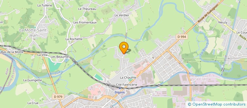 localisation de l'entreprise FERFRA  DIGOIN