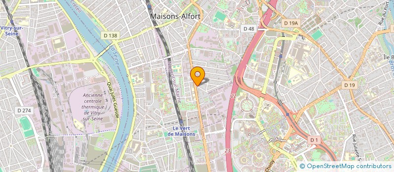 localisation de l'entreprise FERGAS IMMO à MAISONS-ALFORT