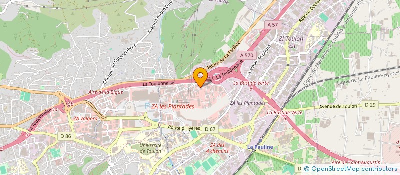 localisation de l'entreprise FERGHA  LA GARDE