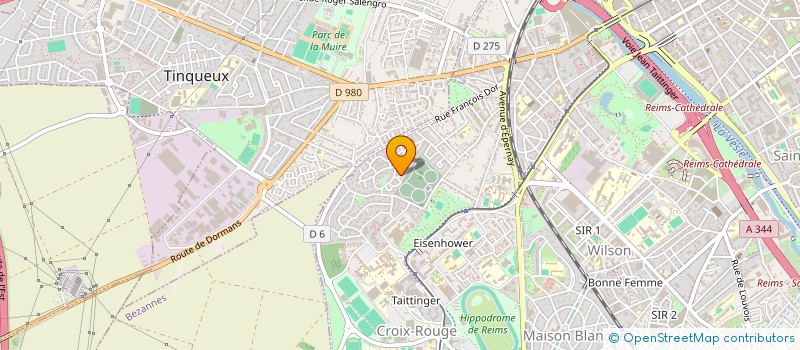 localisation de l'entreprise FERGI  REIMS