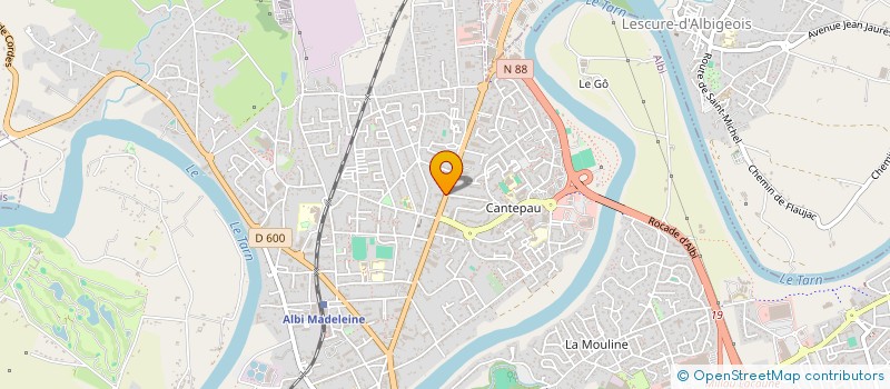 localisation de l'entreprise FERGUYDERARO à ALBI