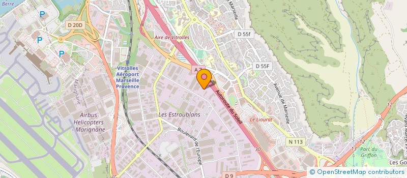 localisation de l'entreprise FERICO à VITROLLES