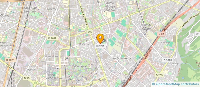 localisation de l'entreprise FERID MAHMOUD  GRENOBLE