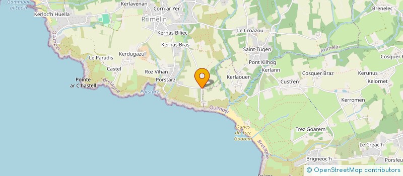 localisation de l'entreprise FERIEN IM FINISTERE  PRIMELIN