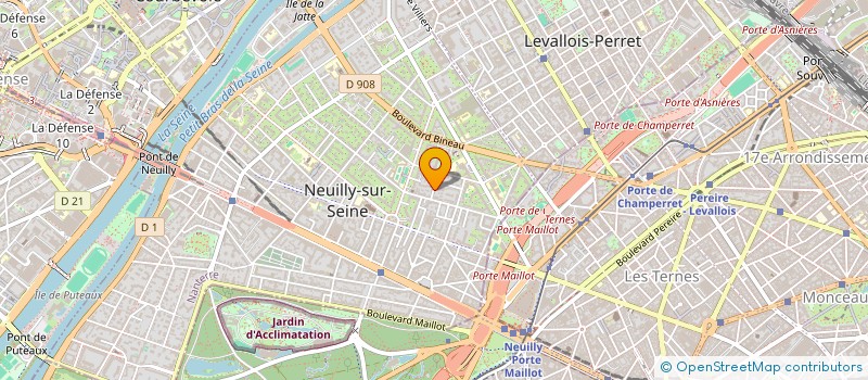 localisation de l'entreprise FERIMEX à NEUILLY-SUR-SEINE