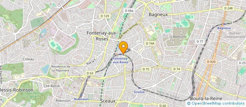 localisation de l'entreprise FERIMMO à FONTENAY AUX ROSES