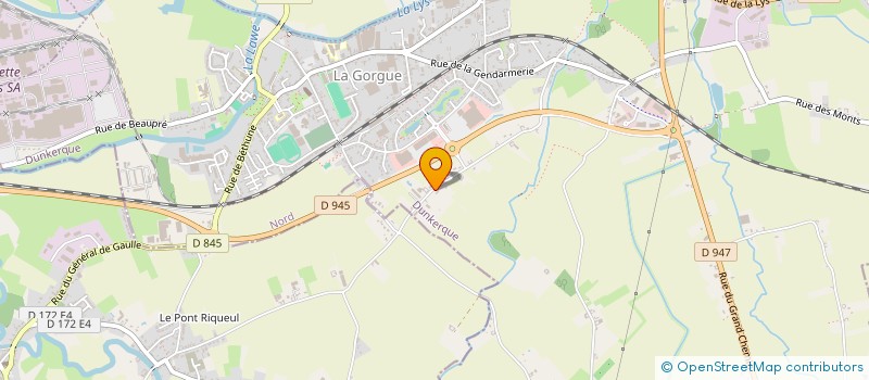localisation de l'entreprise FERIPREM à LA GORGUE