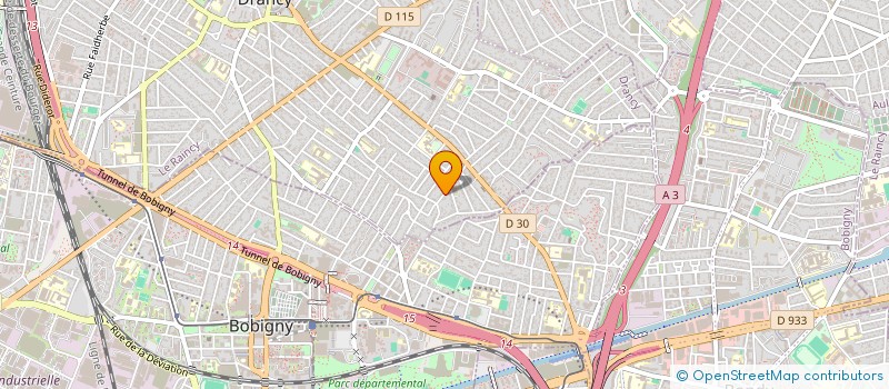localisation de l'entreprise FERISOL à DRANCY