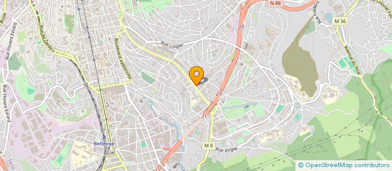 localisation de l'entreprise FERJAC  SAINT-ETIENNE